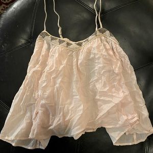 Embroidered Pink Blouse